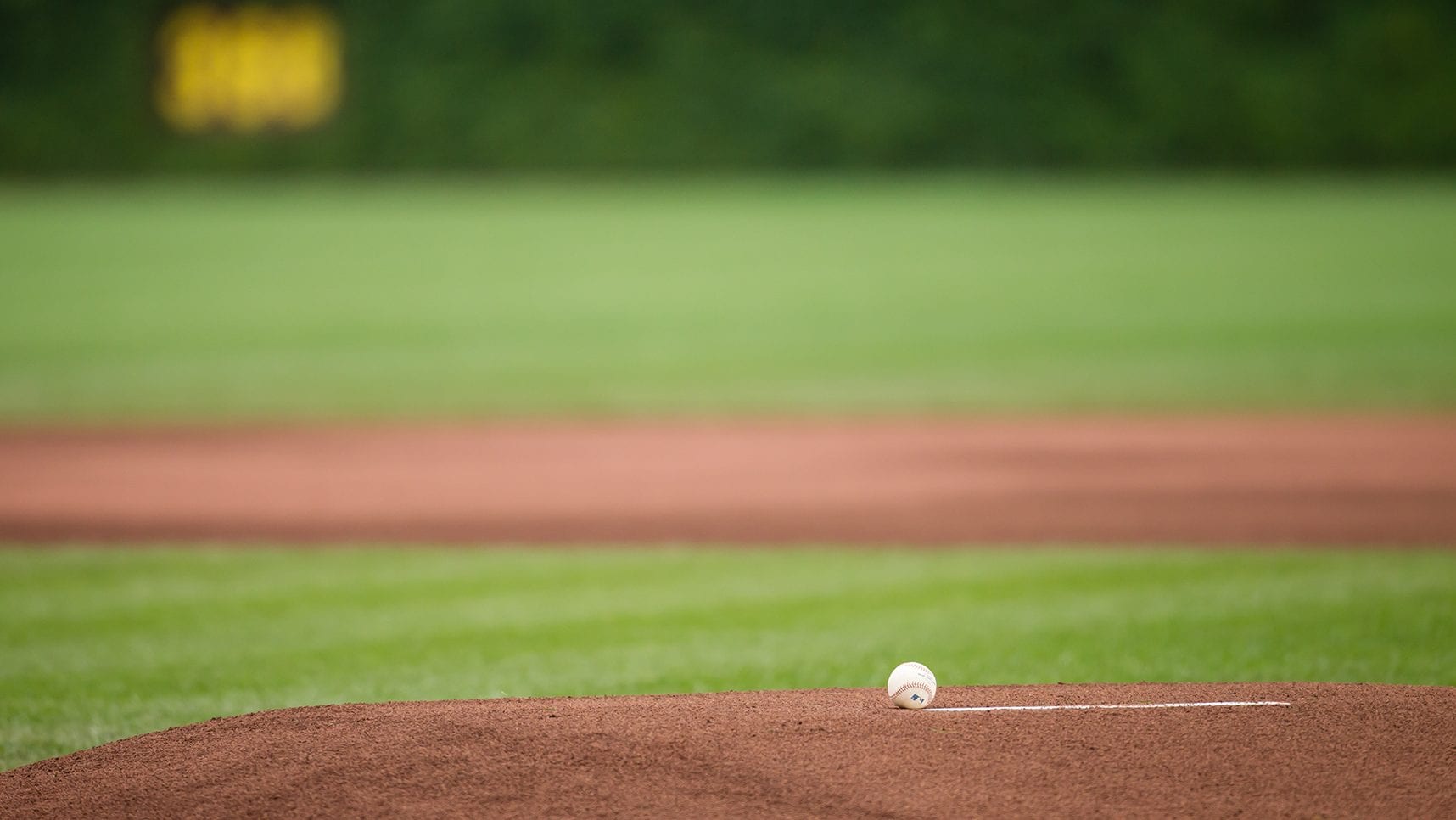 Sld Generic Baseball On Wrigley Field Mound