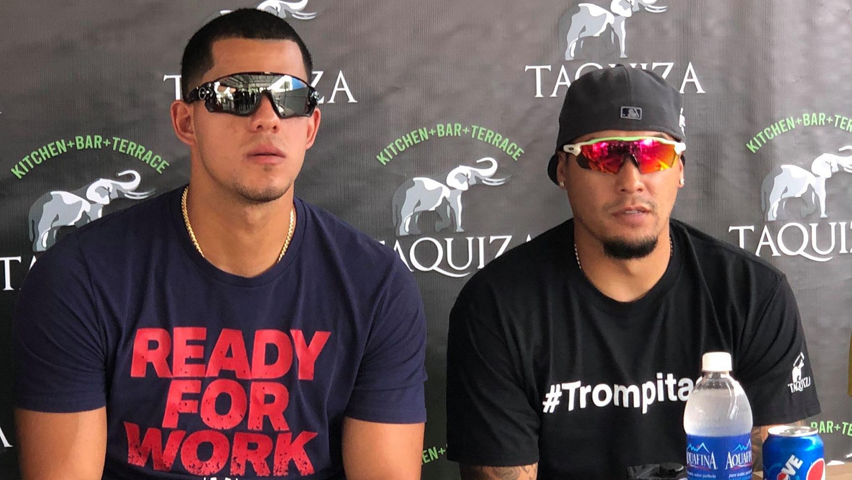 Javy Baez with wife in PR - Marquee Sports Network