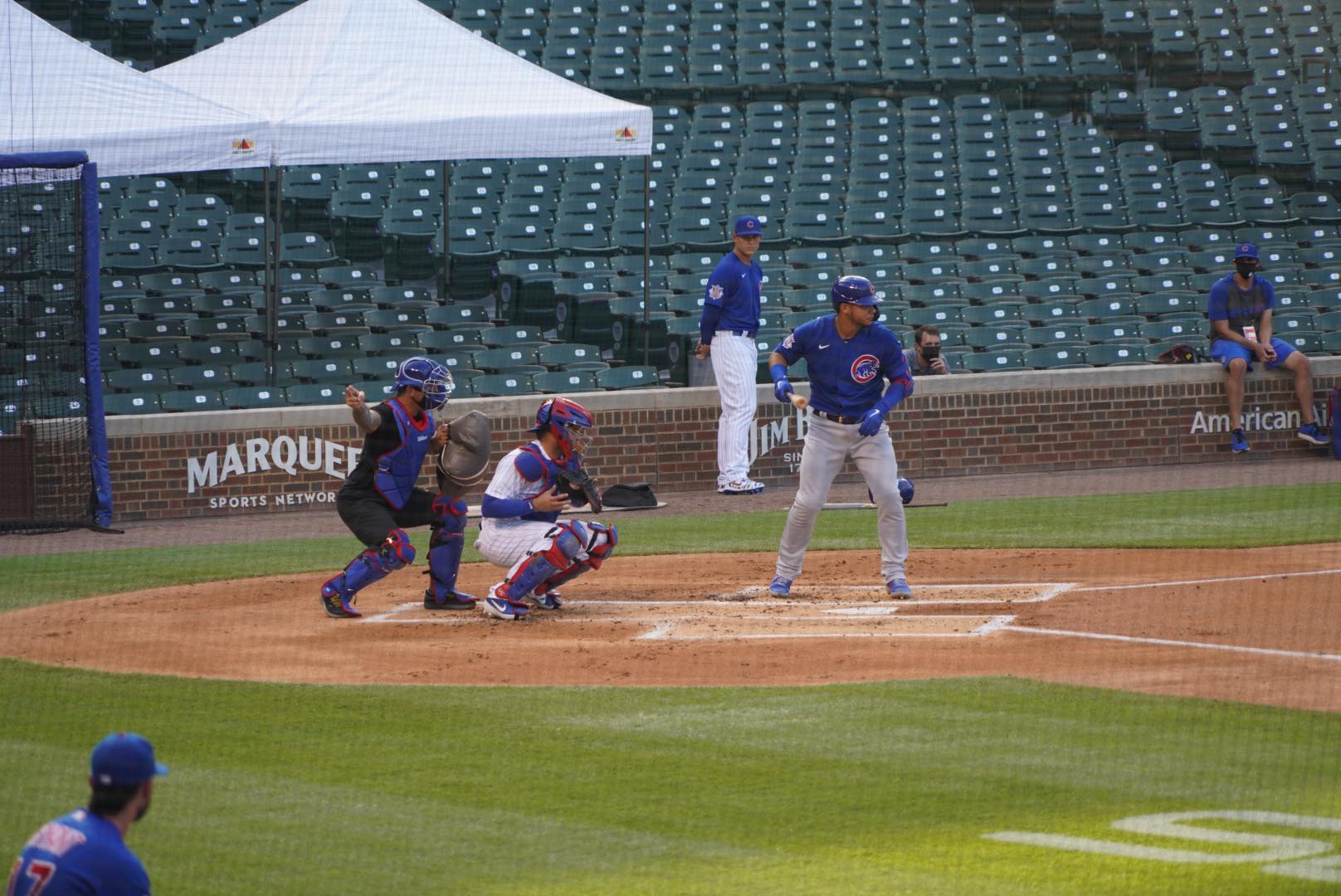 John Baker Umpiring Scrimmage Game 4 Image