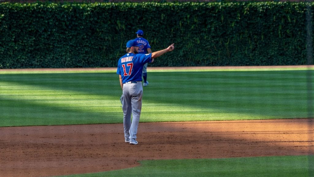 Kris Bryant Day 2 Scrimmage Slide