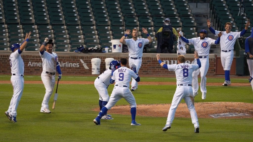 Cubs Finish Off Sweep Image Walk Off