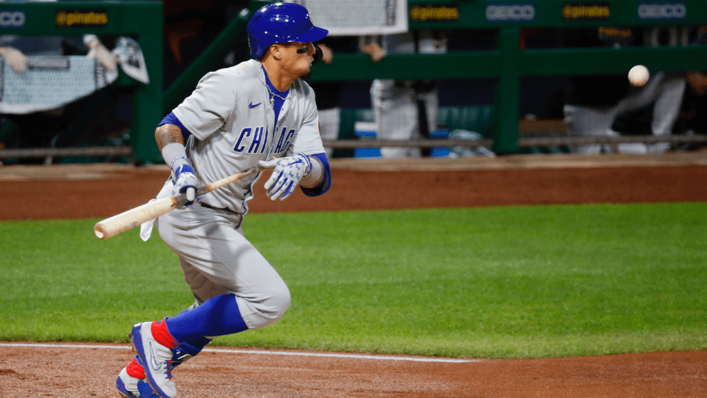 Javy Baez Bunts 9.21.2020