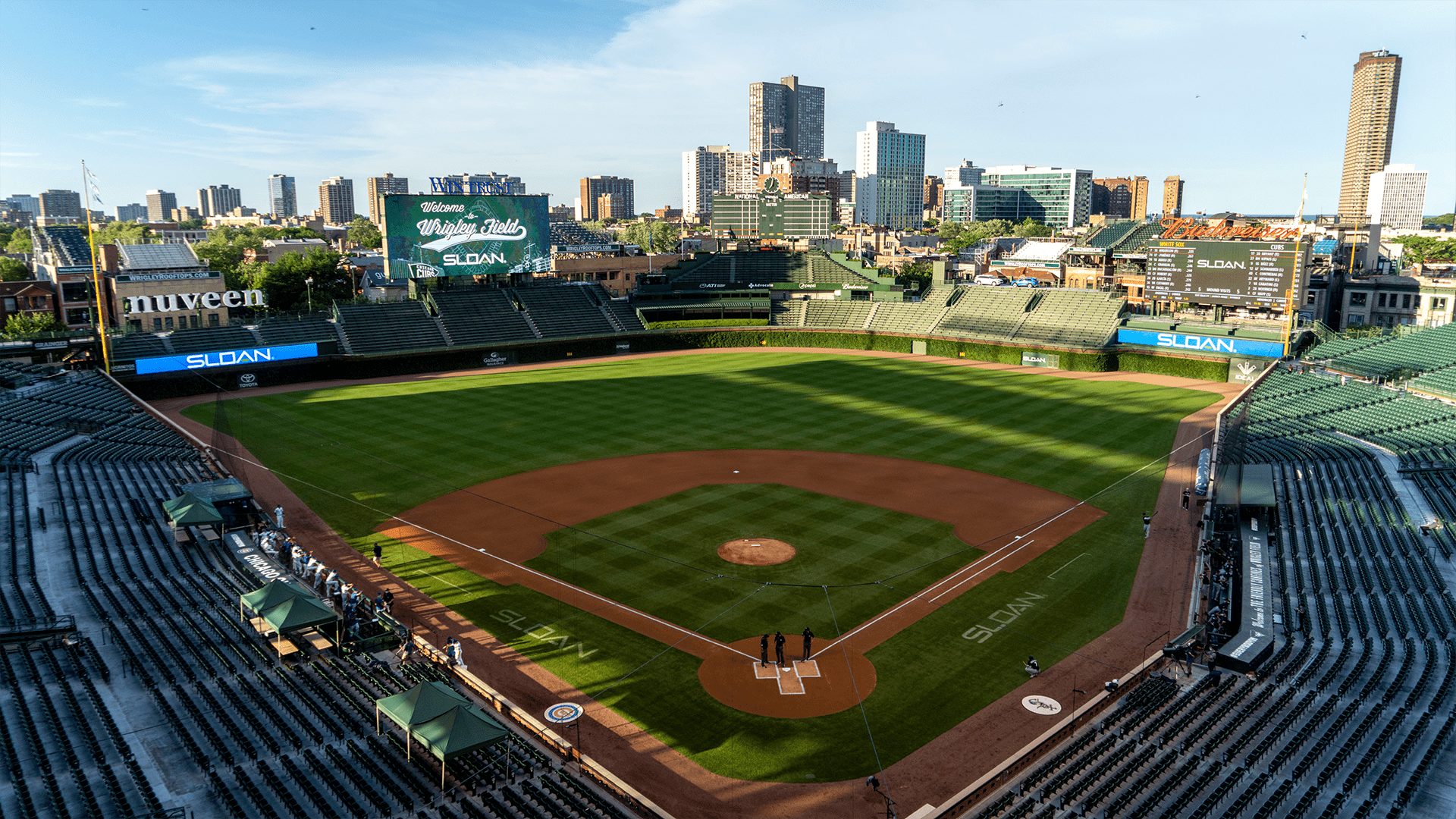 Empty Wrigley Field