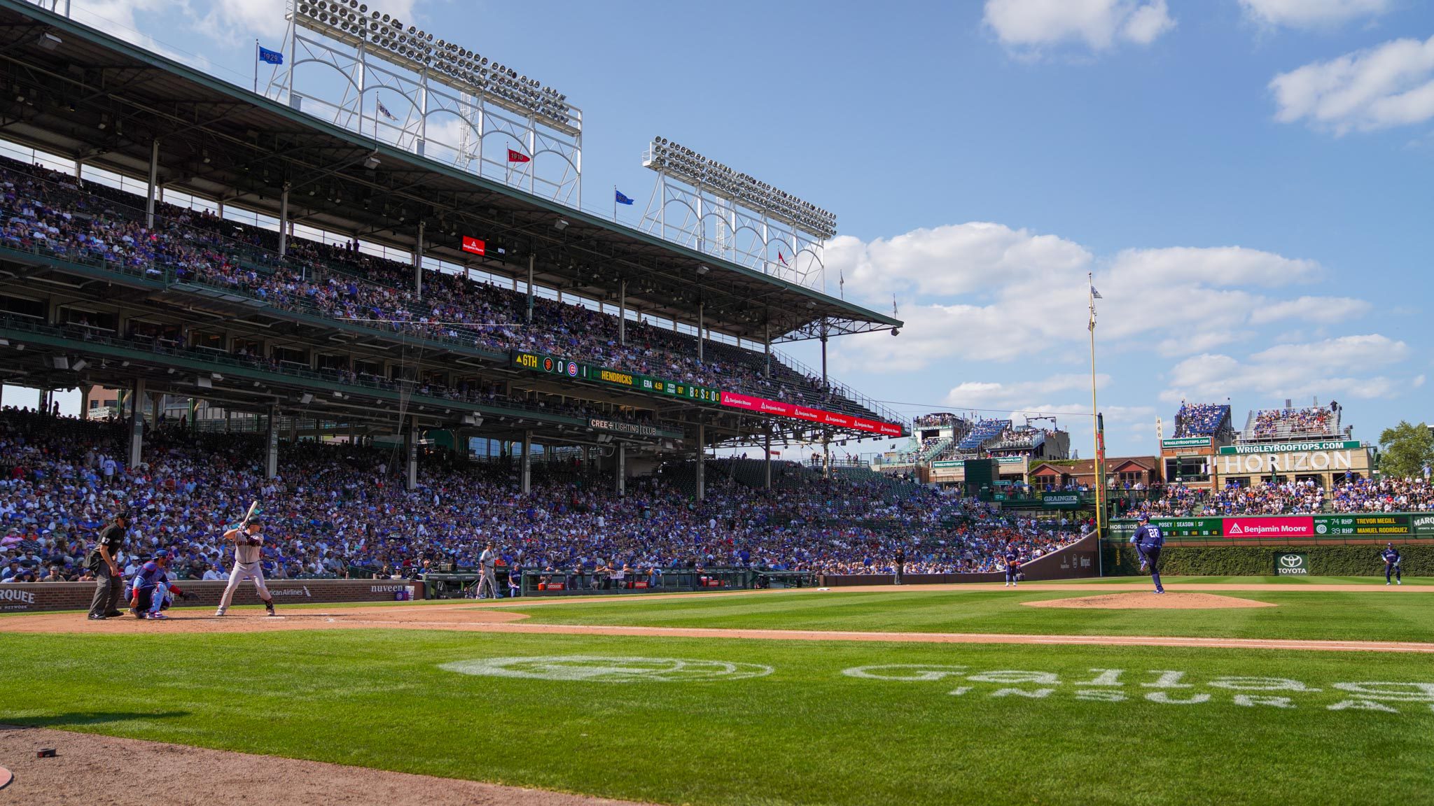 Cubs opening day 2021: Live look outside Wrigley Field