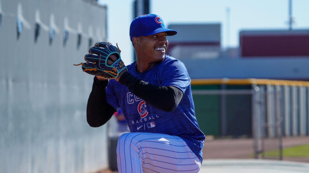 Stroman Bullpen 8 Smiling