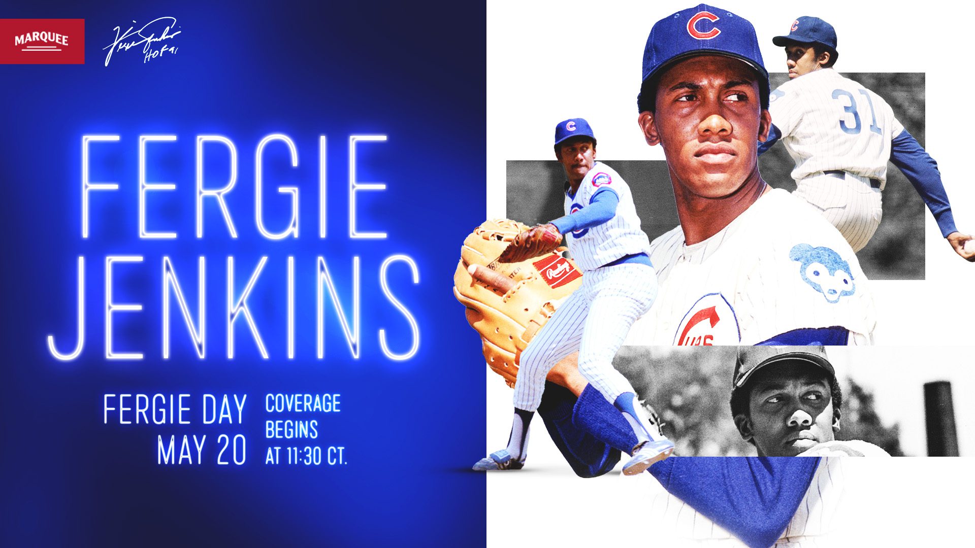 Fergie Jenkins statue ceremony to air live Friday on Marquee