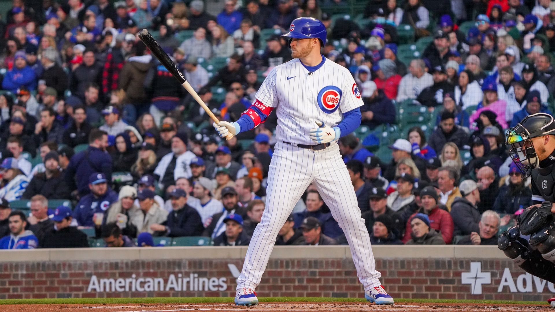 Ian Happ tells Weather Channel that wind and rain made early games