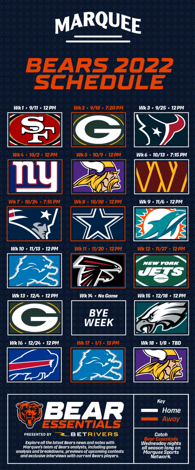 Bears Nfl Schedule 2025 Basia Carmina