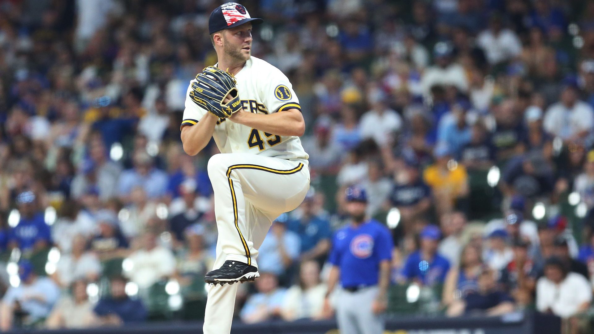 Brad Boxberger Pitching Against Cubs Slide