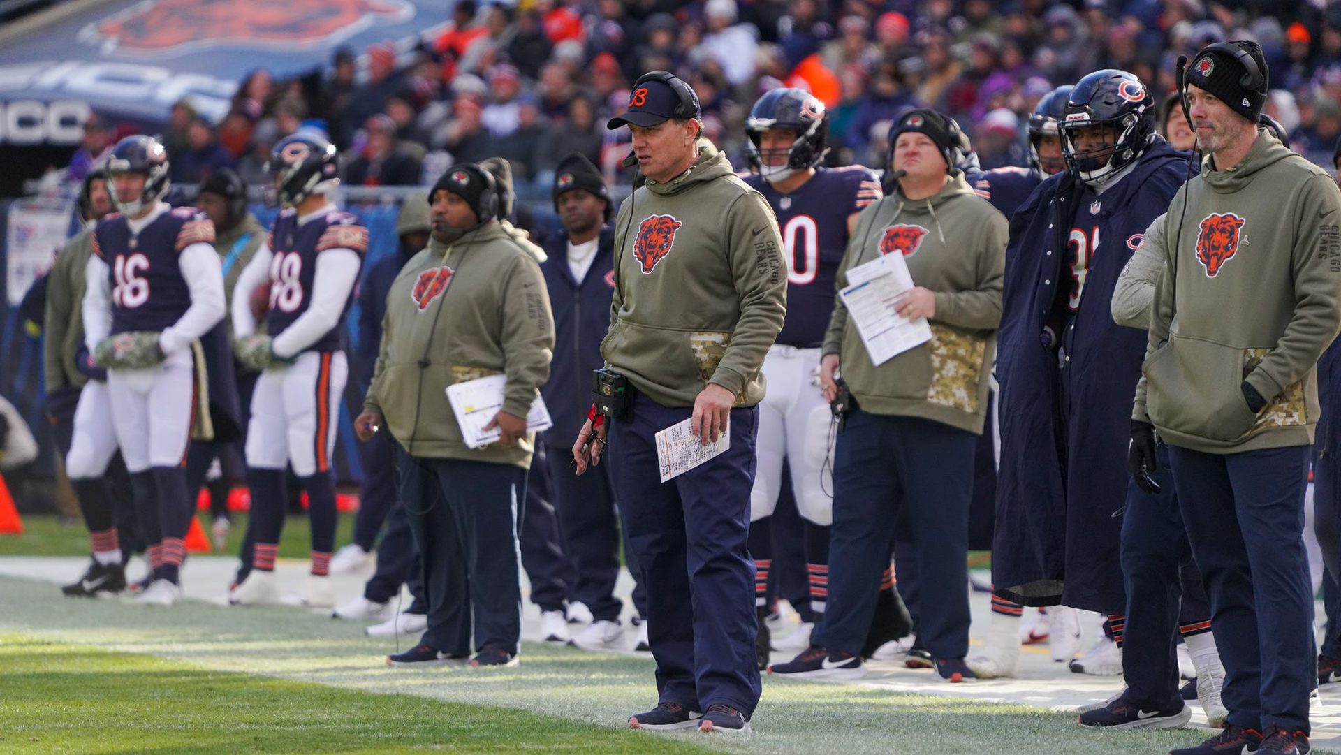 Matt Eberflus Bears Assessing Roster Image