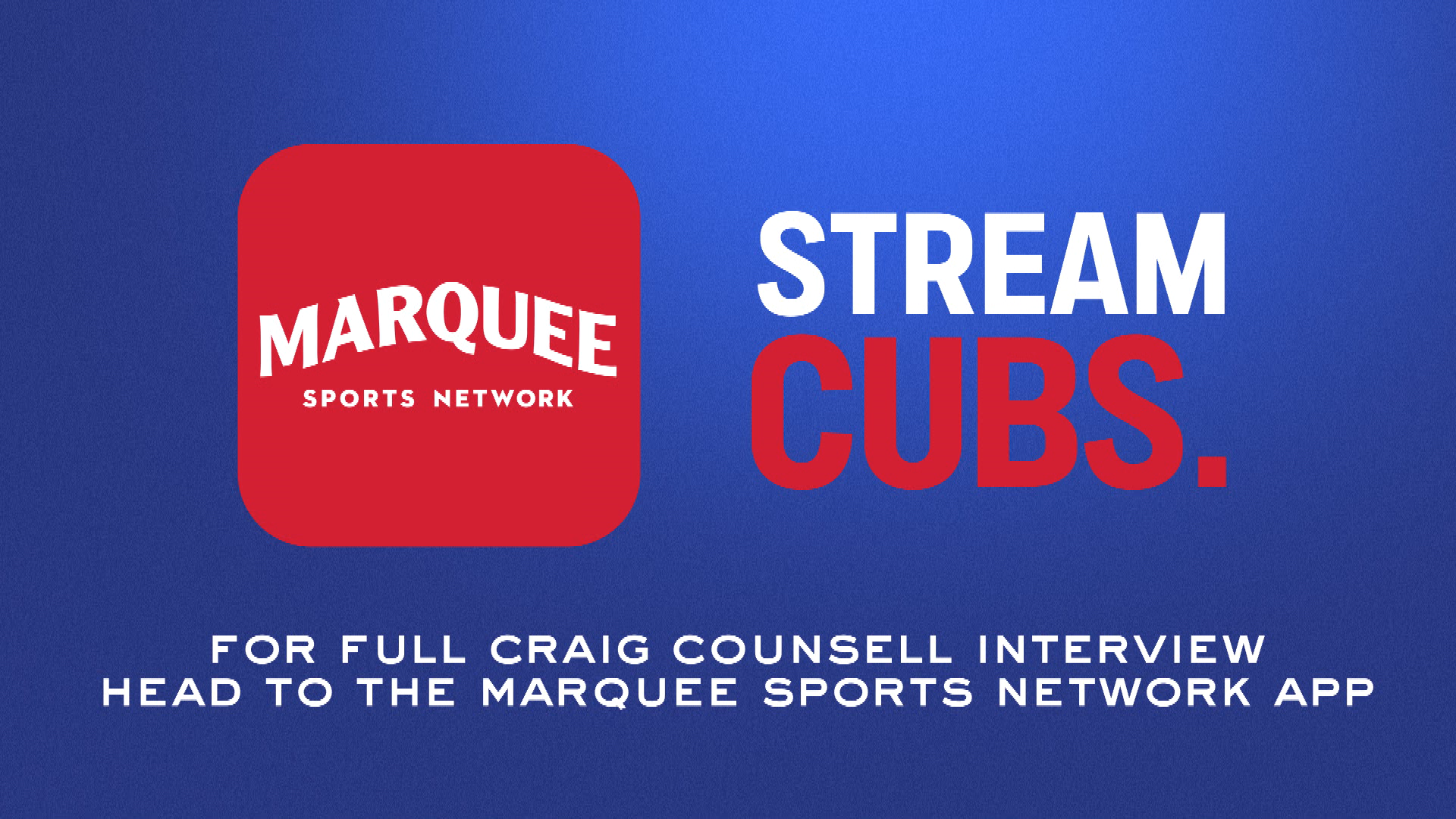 Marquee sports network online streaming