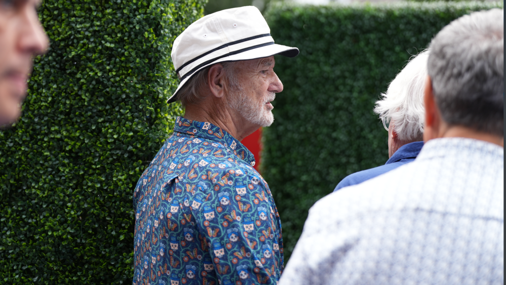 Bill Murray Sandberg Statue Ceremony Photo