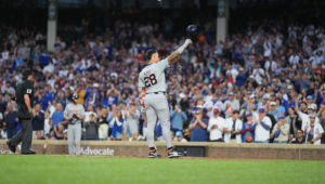 Javy Baez Salutes Crowd During Ovation 1st Ab