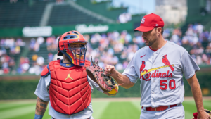 Adam Wainwright Yadier Molina Wrigley Field