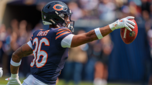 Jonathan Owens Celebrating Touchdown Week 1