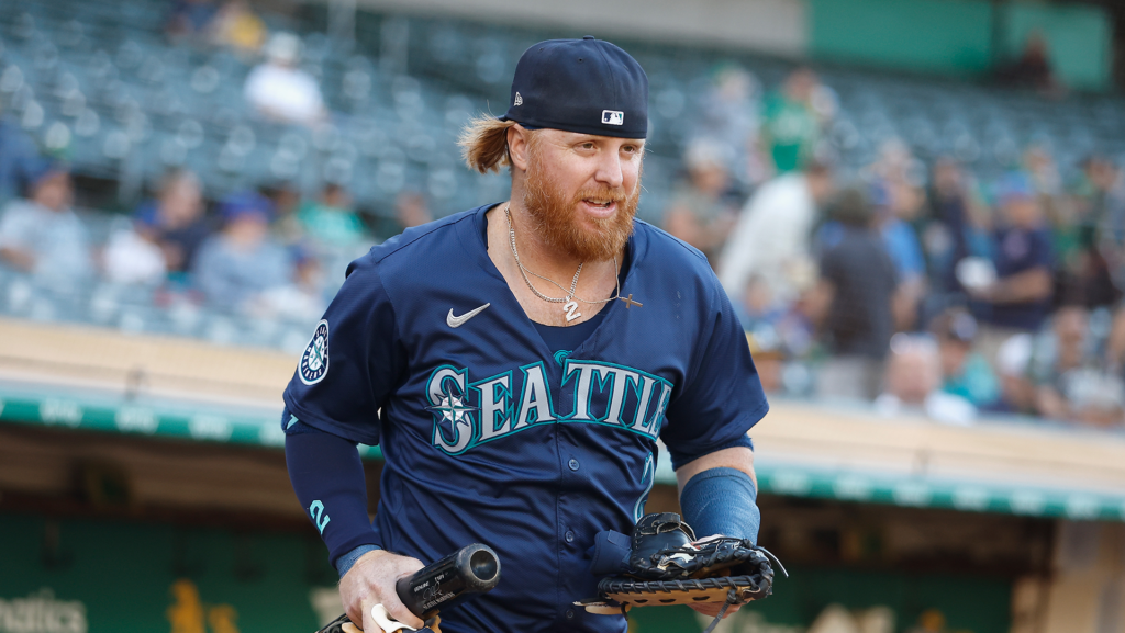 Justin Turner Mariners Bat Glove 2024