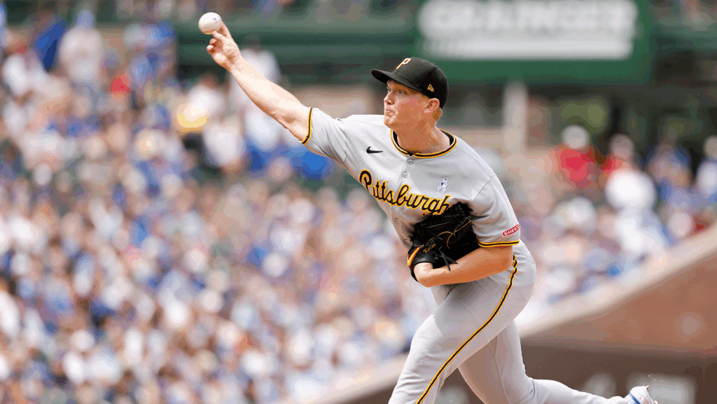 Mitch Keller Pirates Cubs Wrigley Field Photo