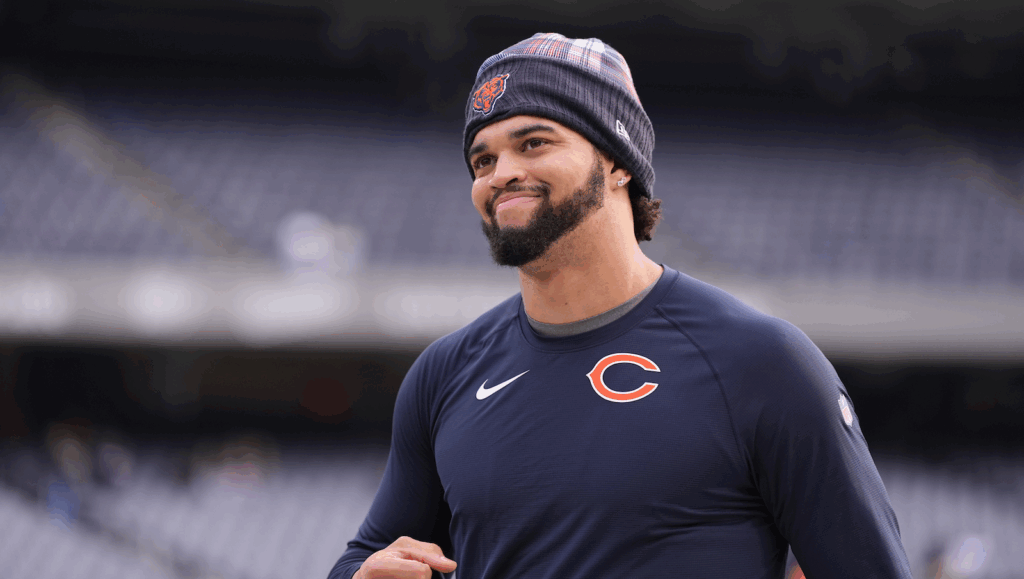Caleb Williams Smirking 2024 Season Image