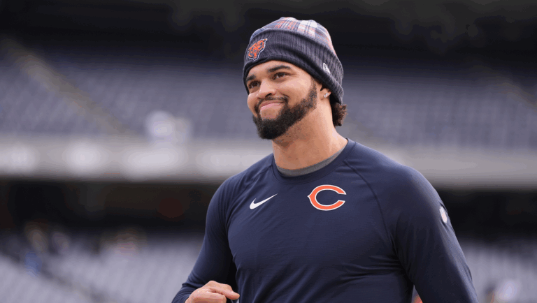 Caleb Williams Smirking 2024 Season Image
