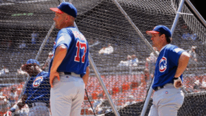 Sandberg Grace Sosa Cubs Batting Cage
