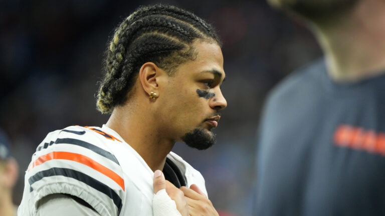 Rome Odunze bears lions injury report