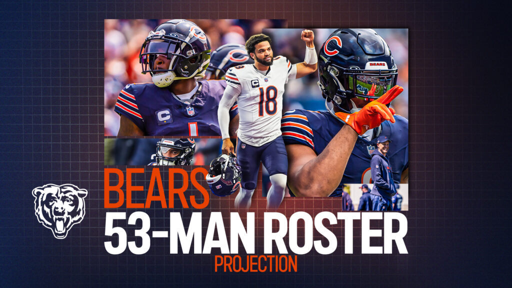 Bears roster projection 2025