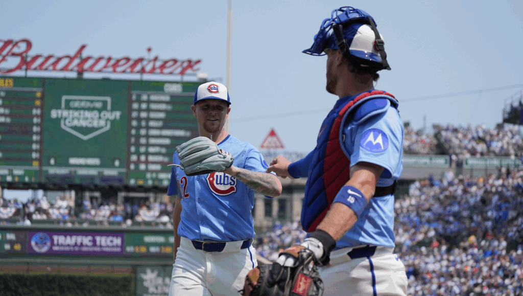 Cade Horton Carson Kelly High Five Win Over Orioles
