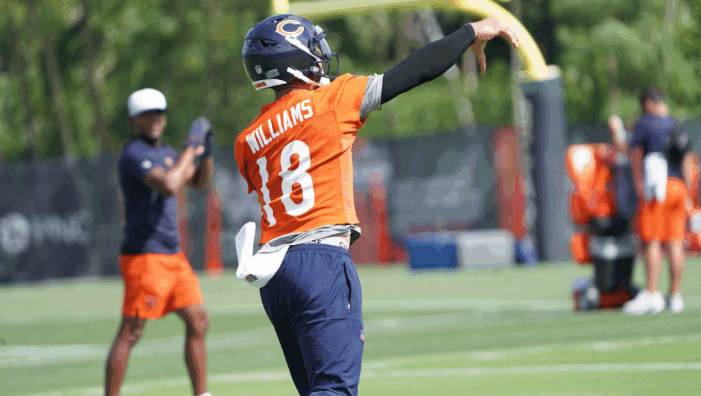 Caleb Williams Throwing Training Camp 8 11 25
