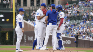Matthew Boyd Tommy Hottovy Mound Visit Vs Brewers