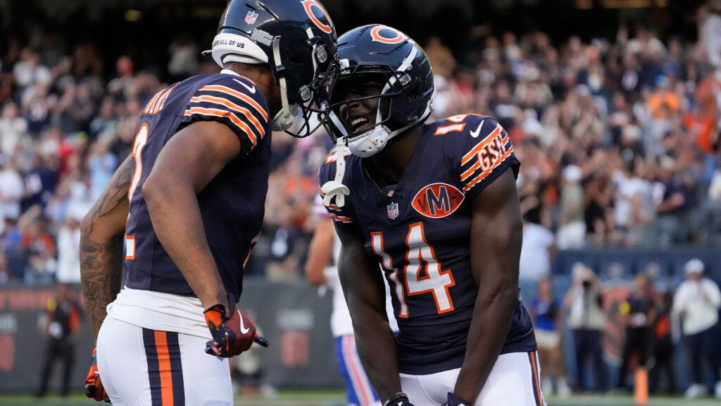 Olamide Zaccheaus Dj Moore Preseason Bears Bills