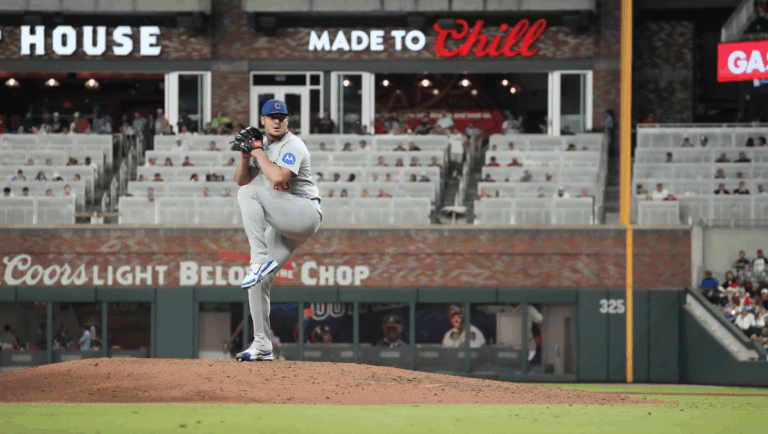 Brad Keller Pitching Vs Braves In Atl