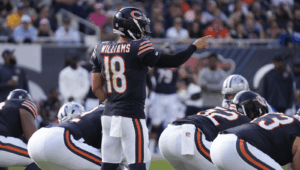 Caleb Williams Bears Cowboys Line Of Scrimmage