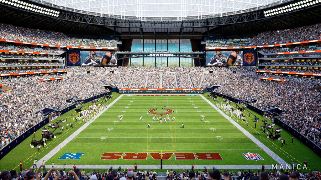 Chicago Bears stadium renderings