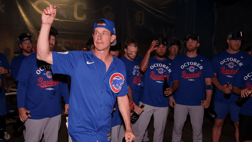 Craig Counsell Speech Postseason Berth Celebration