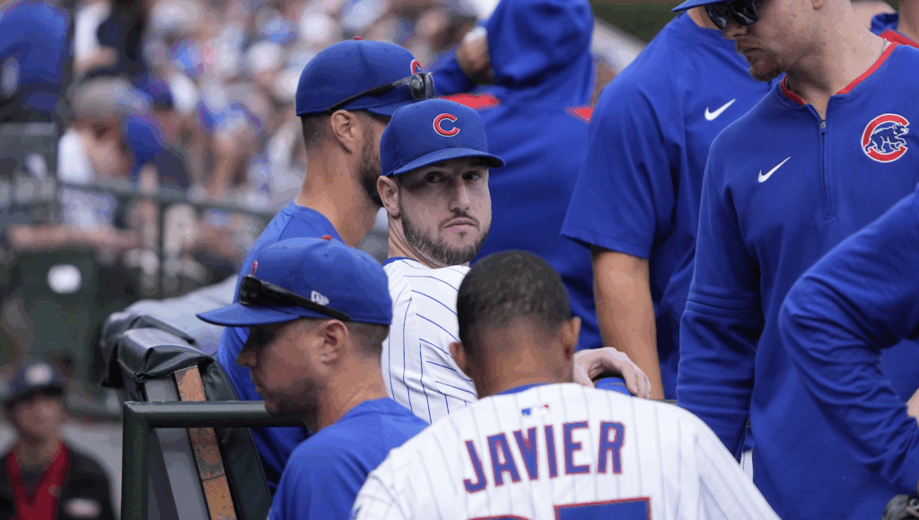 Kyle Tucker Sitting On Cubs Bench Injury Updates Photo