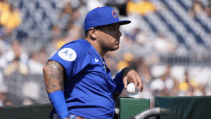 Moises Ballesteros Staring Out At Field