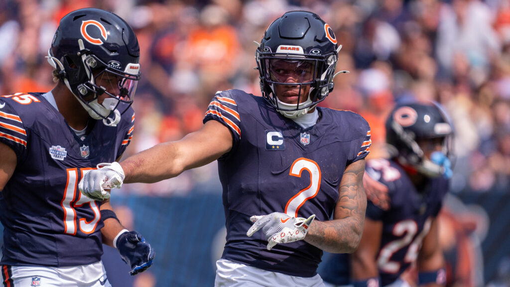 DJ Moore Rome Odunze Chicago Bears playoffs rams injury report