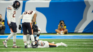 Jaylon Johnson Bears Lions Groin