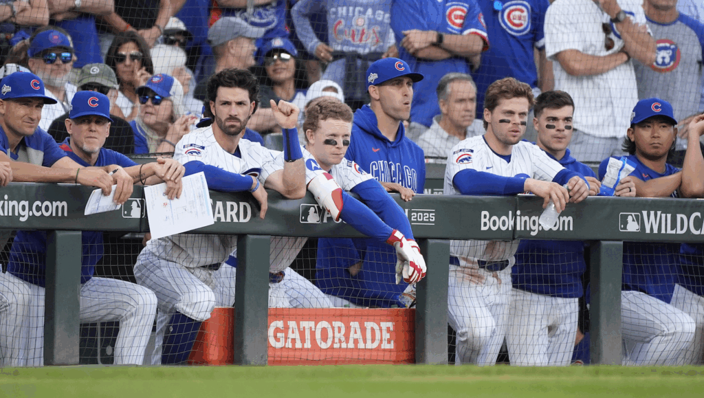 Cubs On Top Step Of Dugout 2025 G2 Nlwc