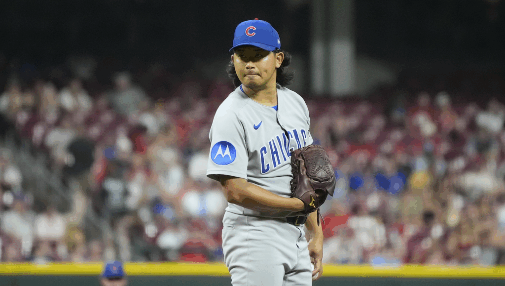 Shota Imanaga Cubs Gray Road Jerseys 2025