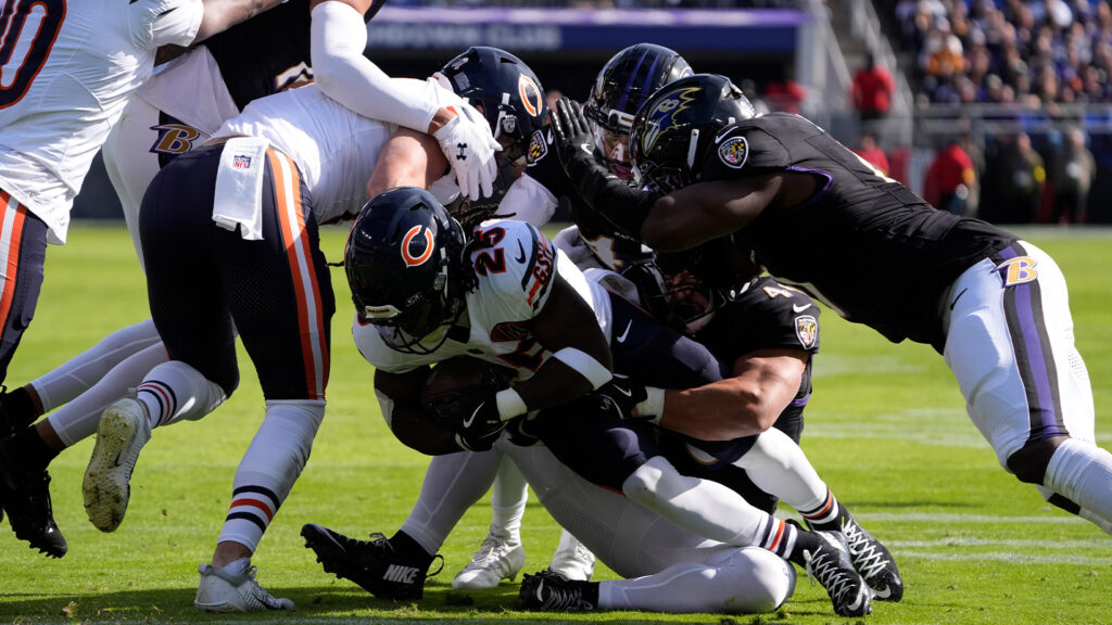 Bears Ravens Kyle Monangai