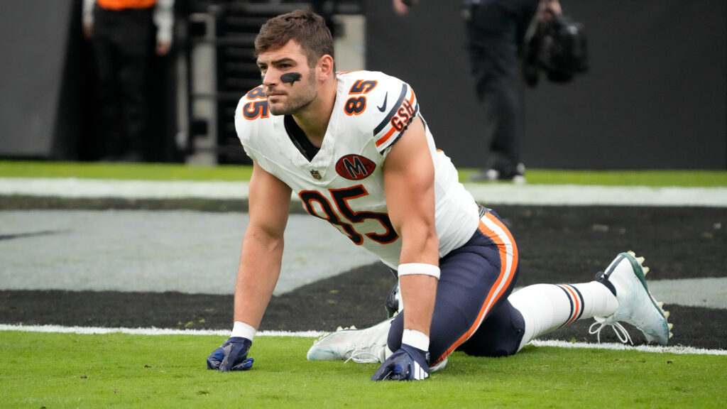 Cole Kmet Bears Ravens Injury Report