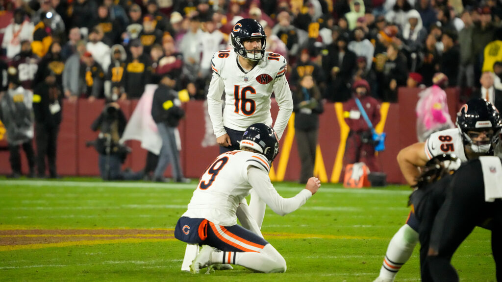 Jake Moody Bears commanders