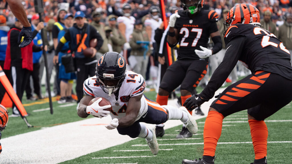 Bears Bengals Report Card Olamide Zaccheaus