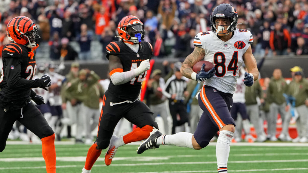 Colston Loveland Bears Bengals Giants