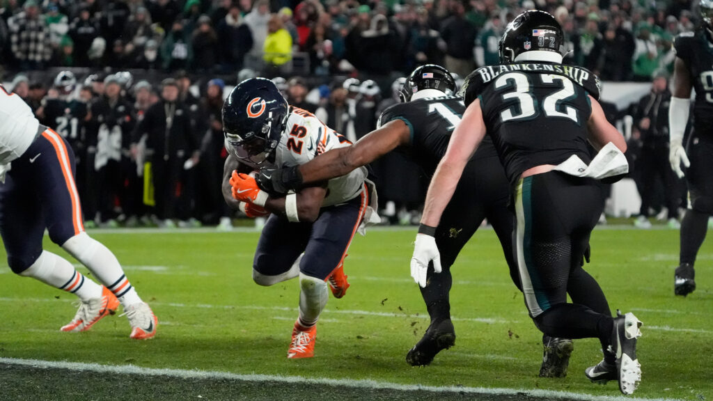 Kyle Monangai Bears Overreactions Eagles