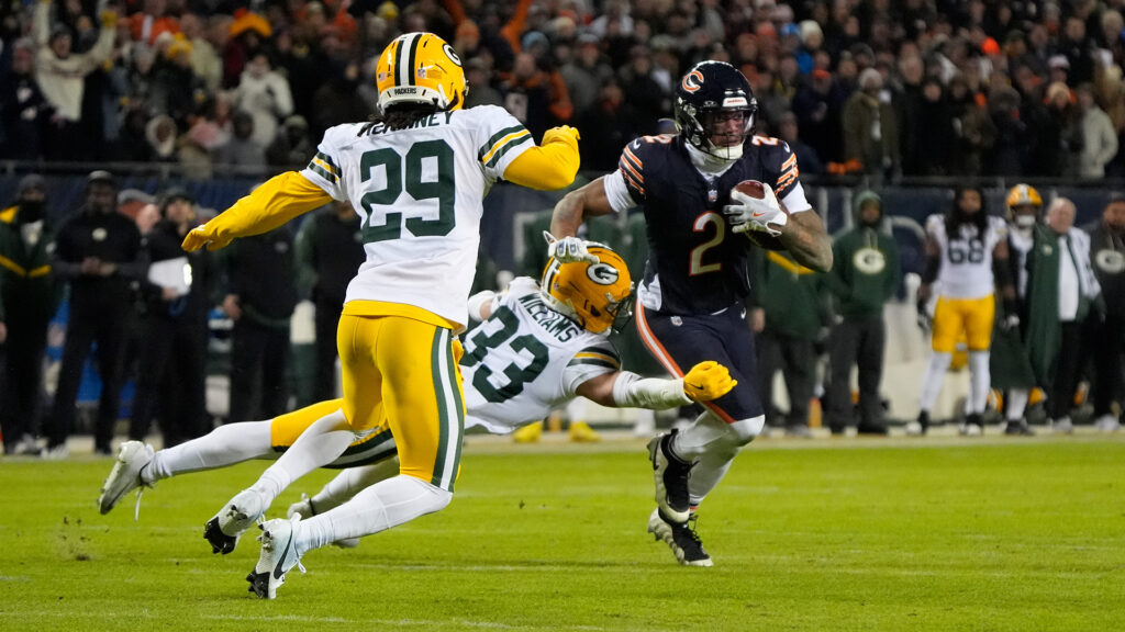 Bears Packers Nfl Playoffs Dj Moore