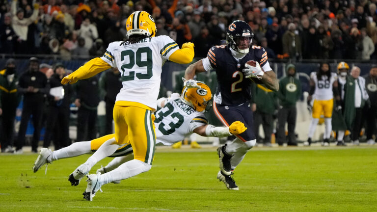 Bears Packers Nfl Playoffs Dj Moore