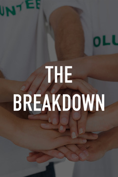 Volunteers Putting Hands Together